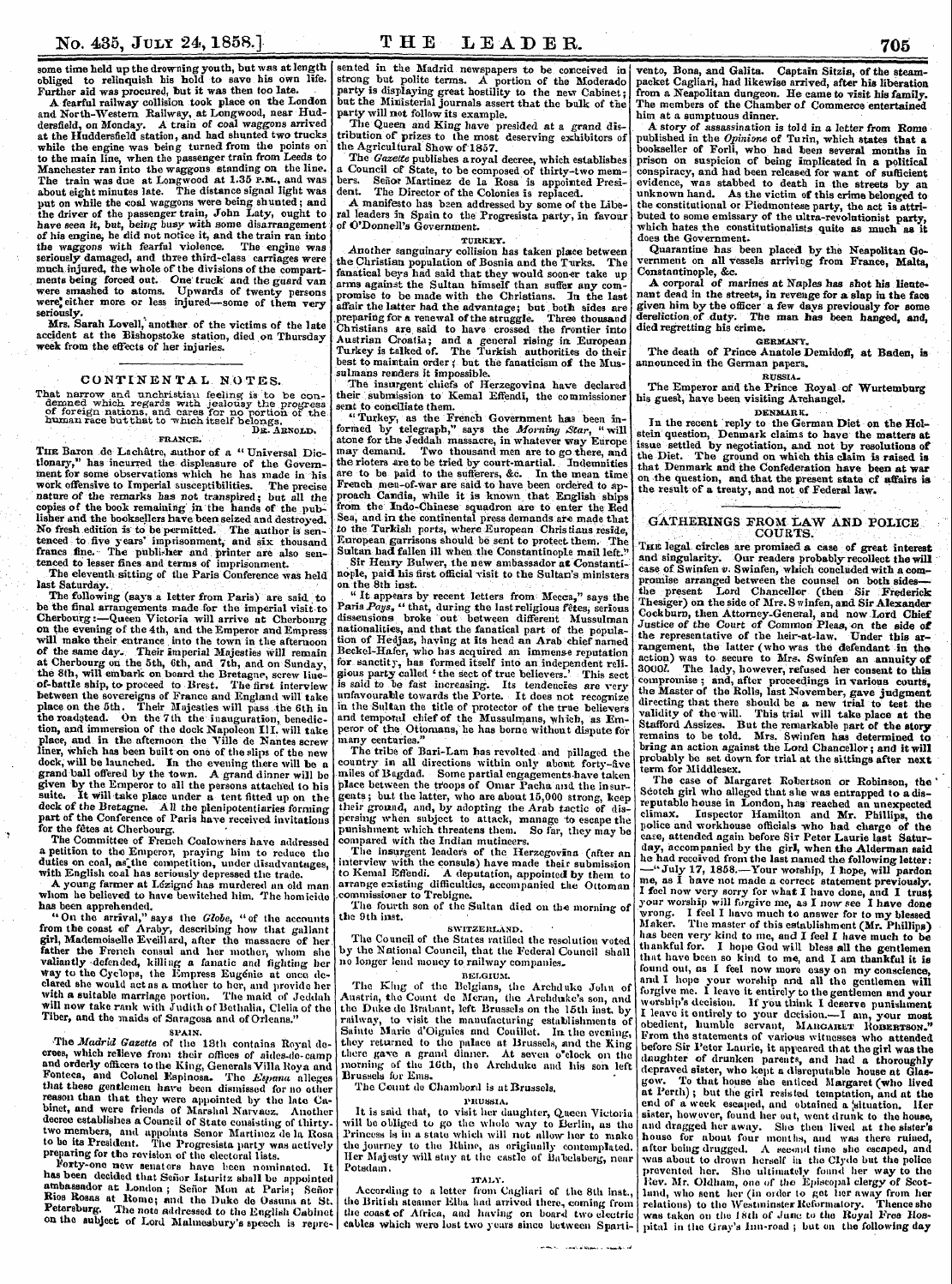 Leader (1850-1860): jS F Y, 1st edition - Untitled Article