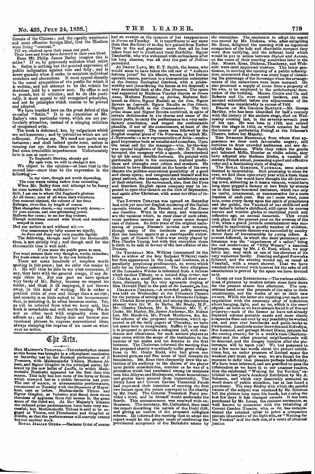 Leader (1850-1860): jS F Y, 1st edition - Untitled Article