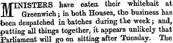 MINISTERS have eaten, their -whitebait a...