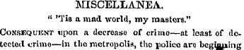 MISCELLANEA. " "Tis a mad world, my mast...