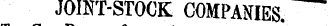 JOINT-STOCK COMPANIES.
