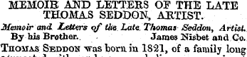 MUMOIB &NT> LETTERS OF THE LATE THOMAS S...
