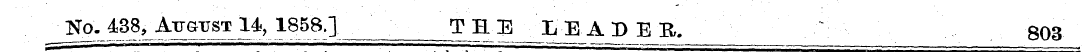 No, 438 ^ A^gyjT 14, 1858,] T ^ IIE _ ' ...