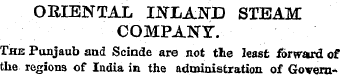 ORIENTAL IJSTLANT) STEAM COMPANY. The Pu...
