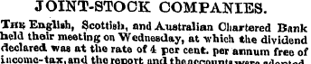 JOINT-STOCK COMPANIES. Thk; English, Sco...