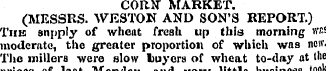 CORN MARKET. (MESSRS. WESTOW AND SON'S R...