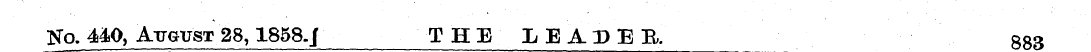 No. 440, August 28,1858. J THE LEADER. 8...