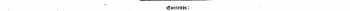Contents: