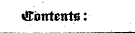Contents: