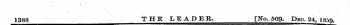 1388 THE LEAPEBv [No. , 509. Dec. 24, 1869.