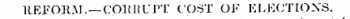 REFORM.—COlMilTT COST OF KLKCTLOJNS.