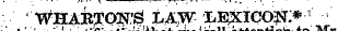 -¦ ¦ WHABpro^ la^" - XBXieq^;*' 1 • ¦ ¦ sincere ohtliat call attention to Mr