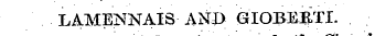 LA.MENNAIS- AND GIOBERTI.