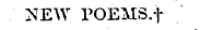 NEW POEMS.f