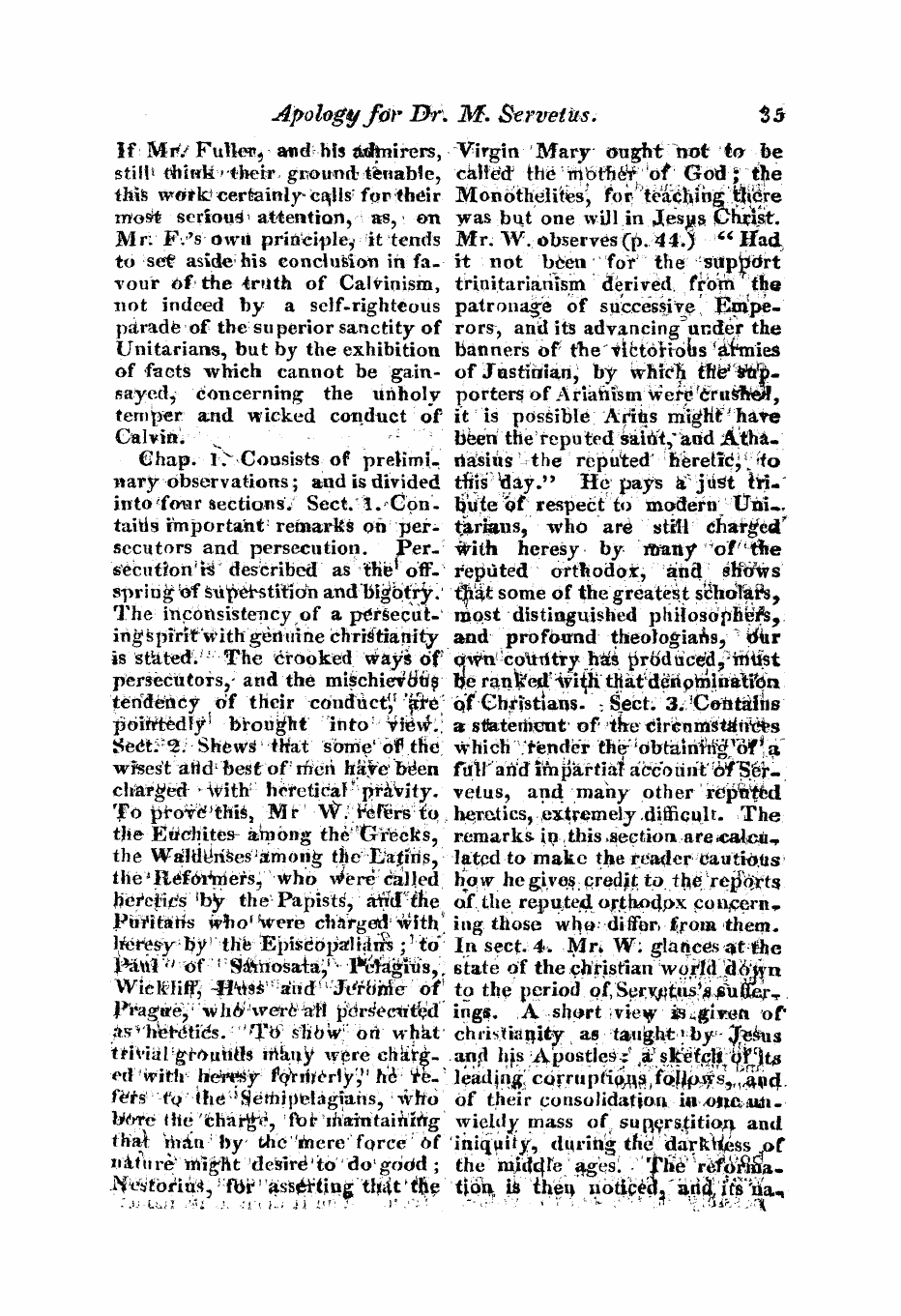 Monthly Repository (1806-1838) and Unitarian Chronicle (1832-1833): F Y, 1st edition: 35