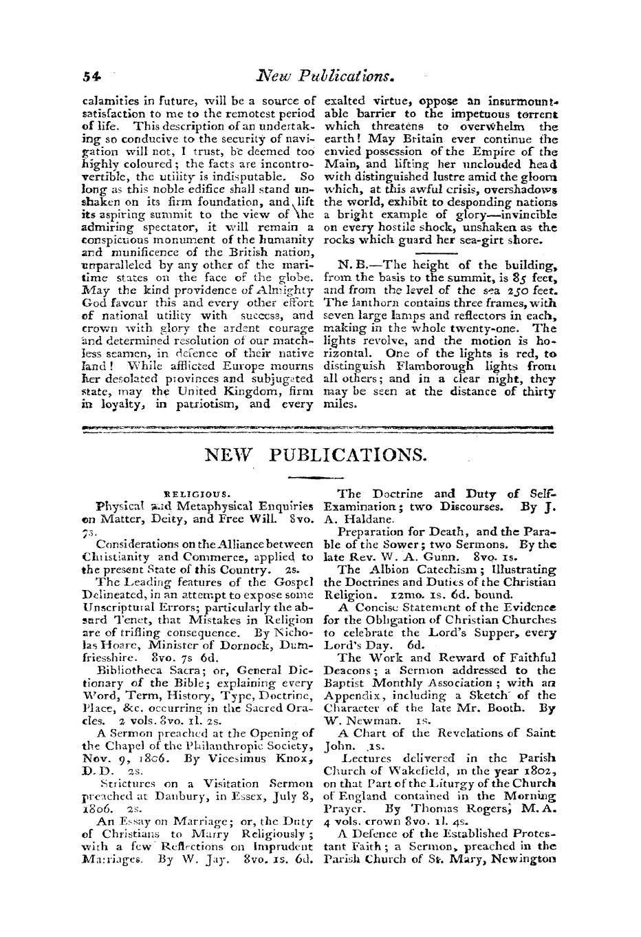 Monthly Repository (1806-1838) and Unitarian Chronicle (1832-1833): F Y, 1st edition - Untitled Article