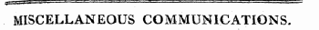 MISCELLANEOUS COMMUNICATIONS.