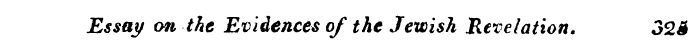 Essay on the Evidences of the Jewish Rev...
