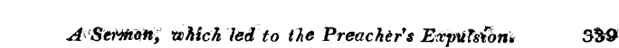 A^Stmm; ' which led to the Preachers Exp...