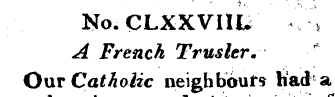 h , . ... No. CLXXVIIk > A French Trusle...