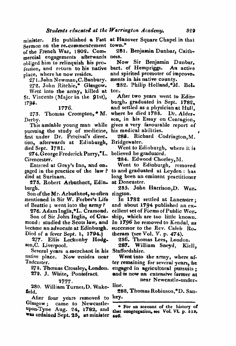 Monthly Repository (1806-1838) and Unitarian Chronicle (1832-1833): F Y, 1st edition - Untitled Article