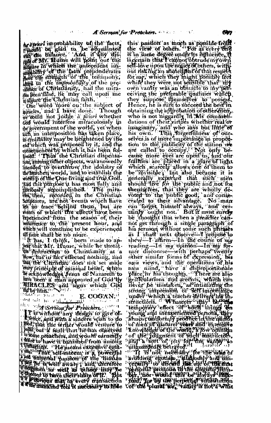 Monthly Repository (1806-1838) and Unitarian Chronicle (1832-1833): F Y, 1st edition - Untitled Article