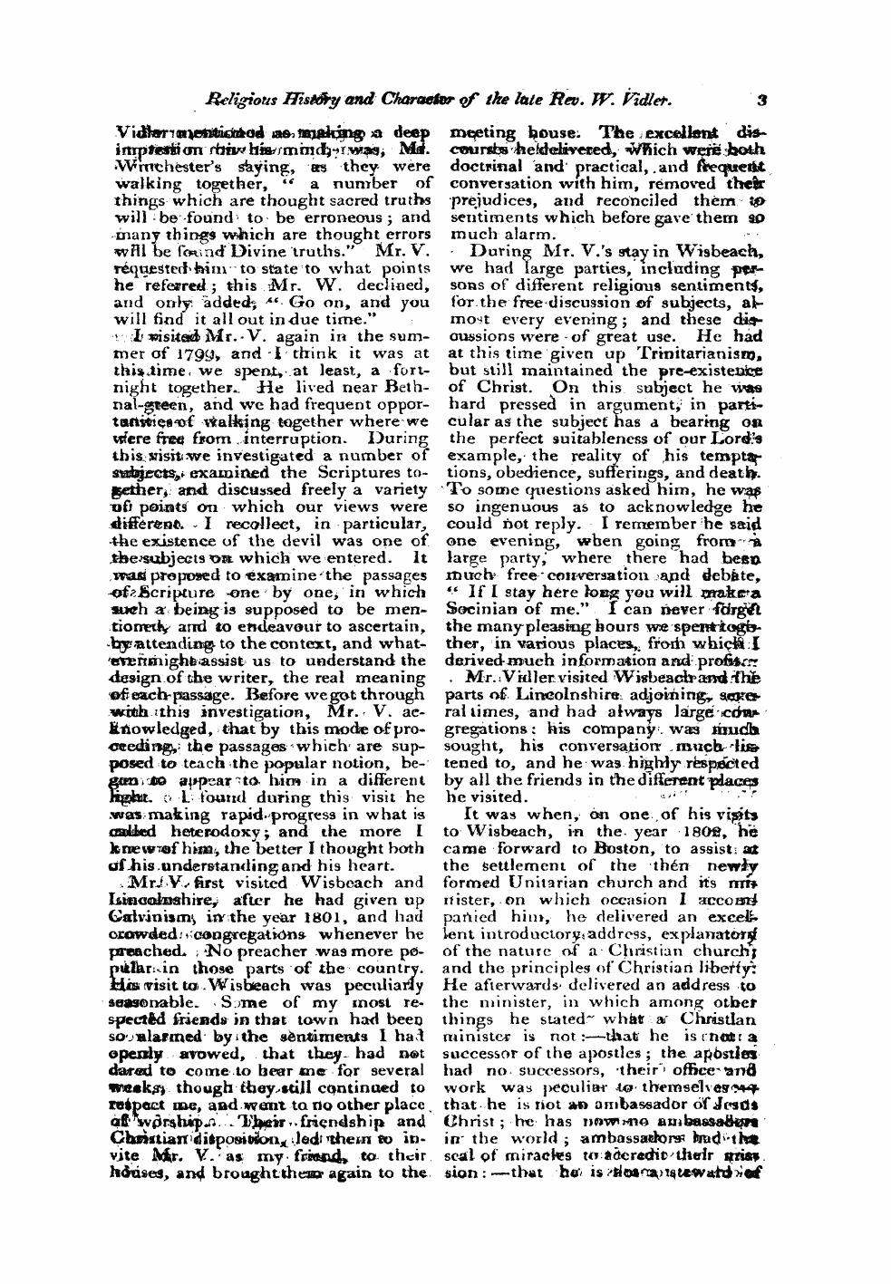 Monthly Repository (1806-1838) and Unitarian Chronicle (1832-1833): F Y, 1st edition - Untitled Article