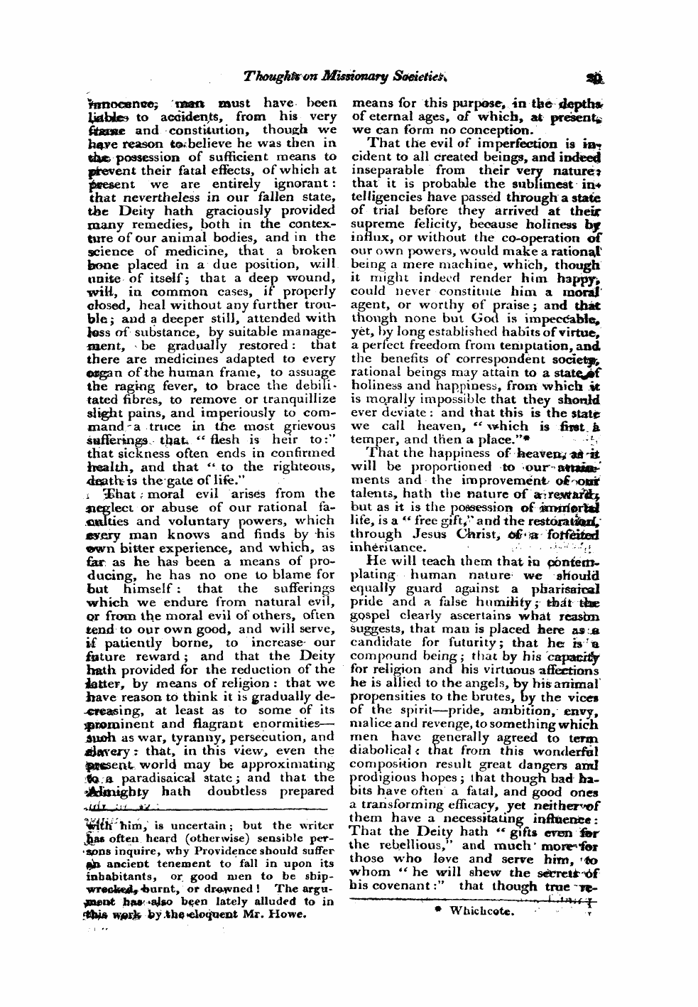 Monthly Repository (1806-1838) and Unitarian Chronicle (1832-1833): F Y, 1st edition - Untitled Article