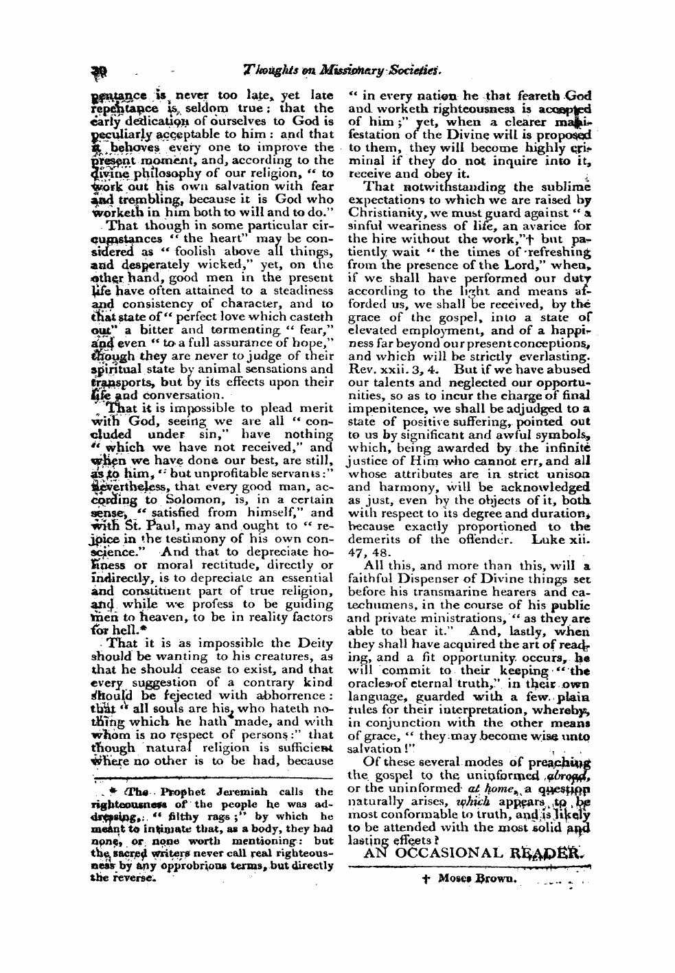 Monthly Repository (1806-1838) and Unitarian Chronicle (1832-1833): F Y, 1st edition: 30