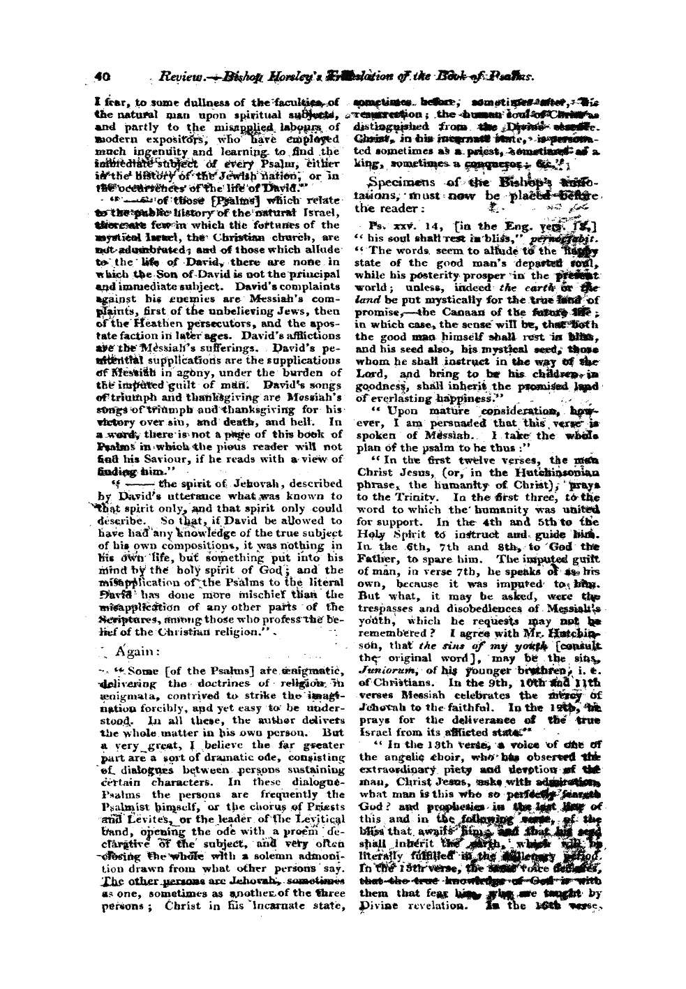 Monthly Repository (1806-1838) and Unitarian Chronicle (1832-1833): F Y, 1st edition - Untitled Article