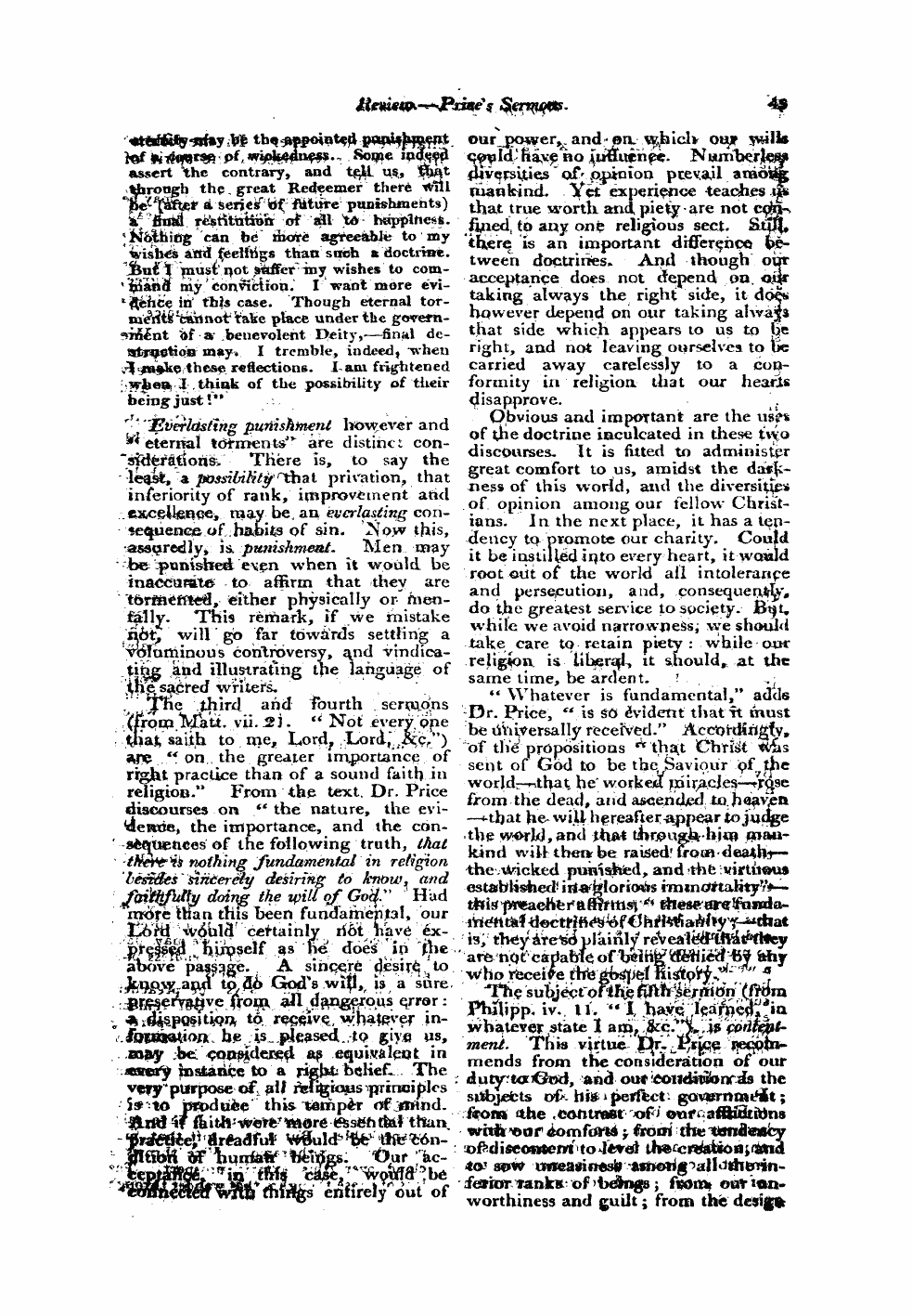 Monthly Repository (1806-1838) and Unitarian Chronicle (1832-1833): F Y, 1st edition - Untitled Article