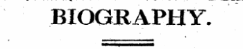 BIOGRAPHY.