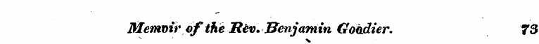 Memoir of the JR&&. Benjamin Gohdier. 73
