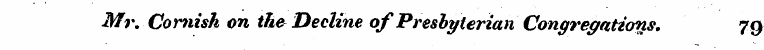 Mr. Cornish on the Decline of Presbyteri...