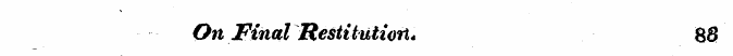On Final Restitution 88