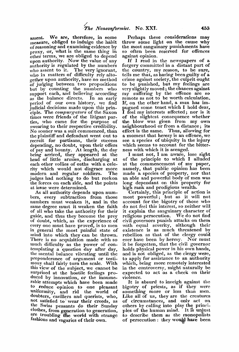 Monthly Repository (1806-1838) and Unitarian Chronicle (1832-1833): F Y, 1st edition - Untitled Article