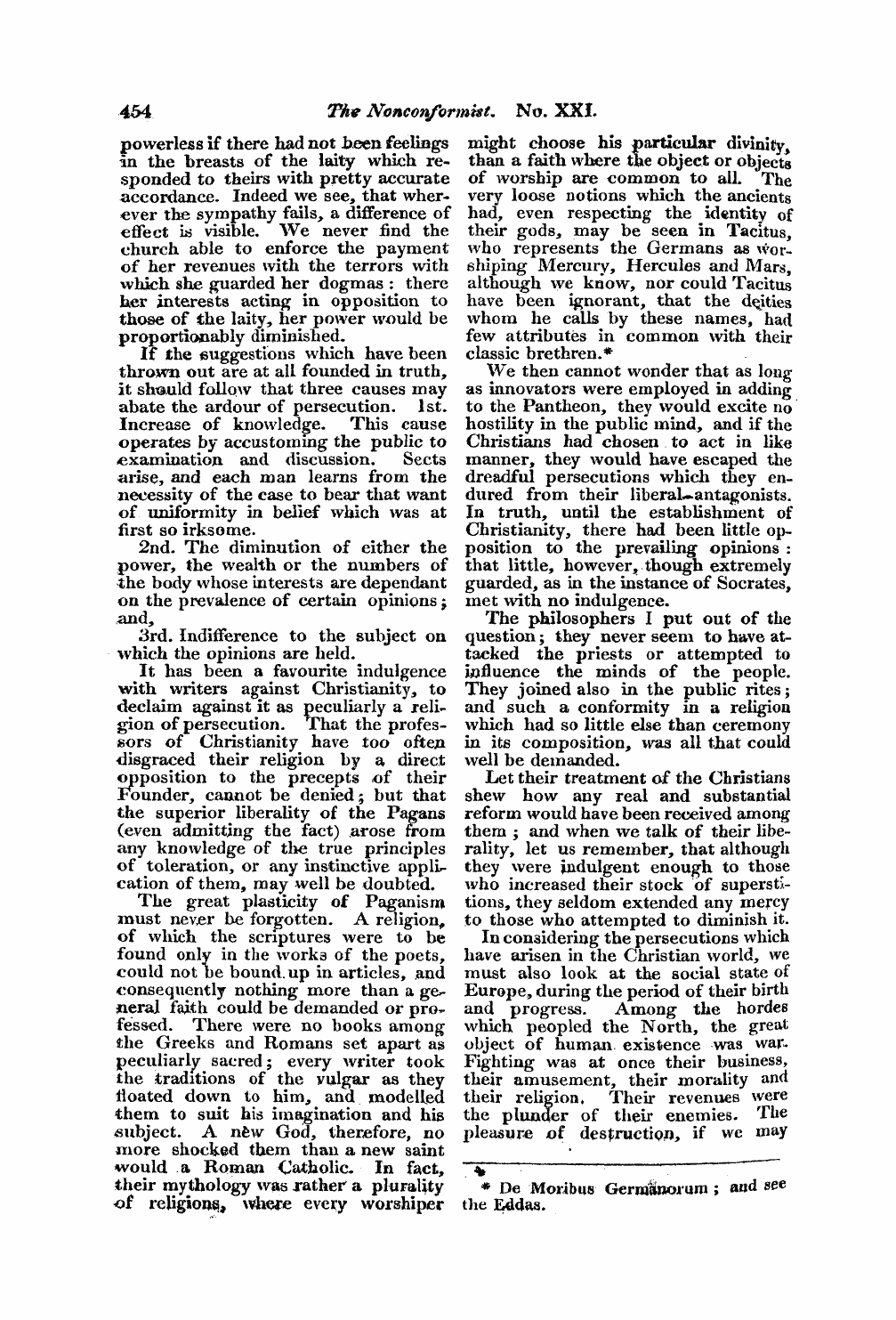 Monthly Repository (1806-1838) and Unitarian Chronicle (1832-1833): F Y, 1st edition - Untitled Article