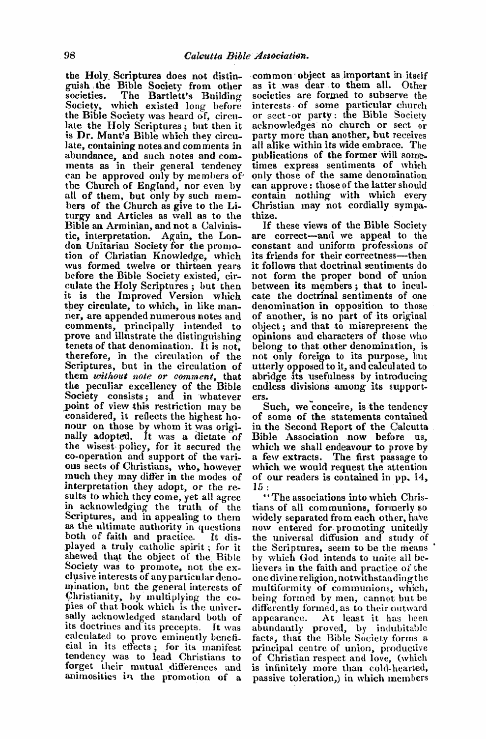 Monthly Repository (1806-1838) and Unitarian Chronicle (1832-1833): F Y, 1st edition - Untitled Article