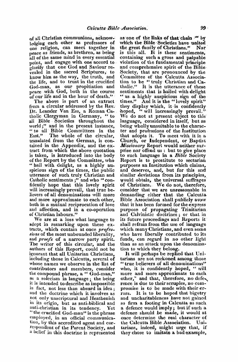 Monthly Repository (1806-1838) and Unitarian Chronicle (1832-1833): F Y, 1st edition - Untitled Article