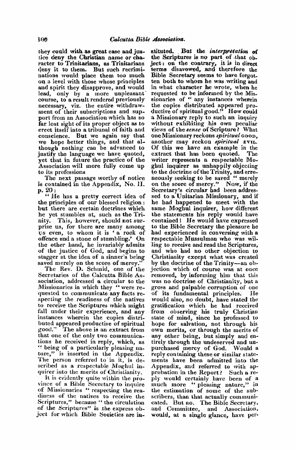 Monthly Repository (1806-1838) and Unitarian Chronicle (1832-1833): F Y, 1st edition - Untitled Article