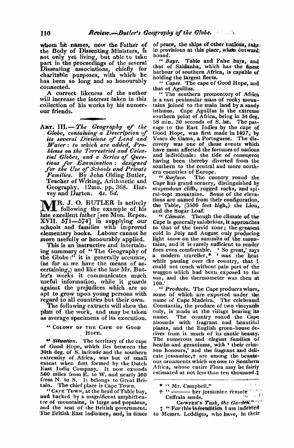 Monthly Repository (1806-1838) and Unitarian Chronicle (1832-1833): F Y, 1st edition - Untitled Article