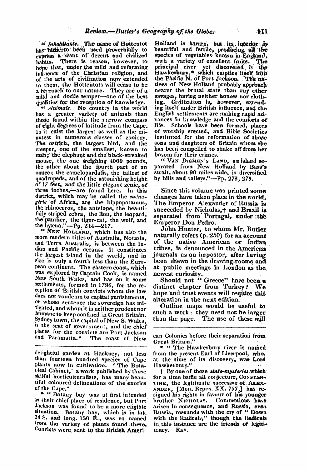 Monthly Repository (1806-1838) and Unitarian Chronicle (1832-1833): F Y, 1st edition - Untitled Article