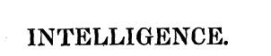 INTELLIGENCE.
