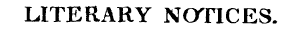 LITERARY NOTICES.