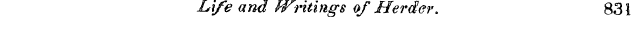 Life and Writings of Herder. 831