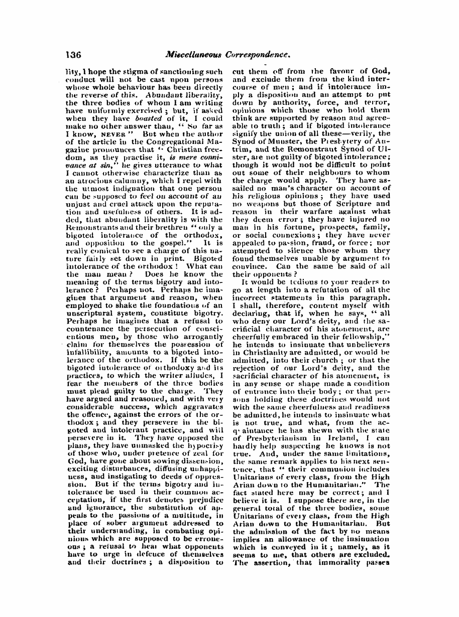 Monthly Repository (1806-1838) and Unitarian Chronicle (1832-1833): F Y, 1st edition - Untitled Article