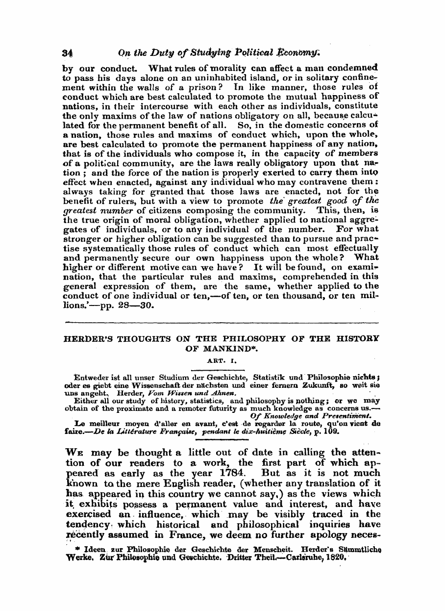 Monthly Repository (1806-1838) and Unitarian Chronicle (1832-1833): F Y, 1st edition - Untitled Article