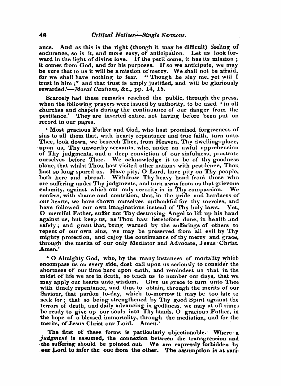 Monthly Repository (1806-1838) and Unitarian Chronicle (1832-1833): F Y, 1st edition - Untitled Article