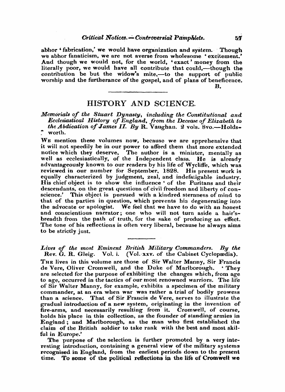 Monthly Repository (1806-1838) and Unitarian Chronicle (1832-1833): F Y, 1st edition - Untitled Article