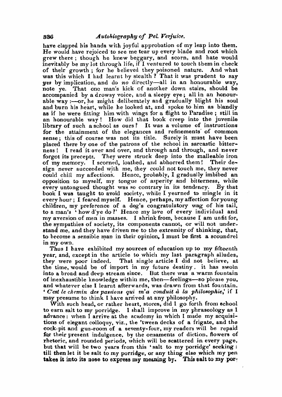 Monthly Repository (1806-1838) and Unitarian Chronicle (1832-1833): F Y, 1st edition - Untitled Article